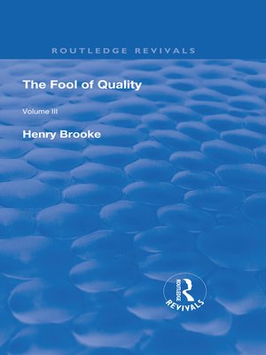 cover image of The Fool of Quality